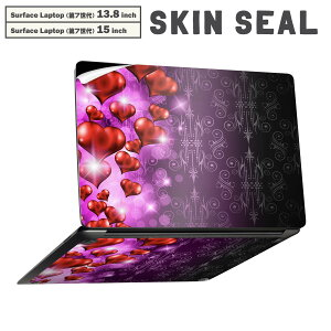 Surface Laptop ��7���� 13.8 / 15 �C���` �p �X�L���V�[�� �S�ʃX�L���V�[�� �t�� laptop7�p �w�� �� �X�e�b�J�[ �ی�V�[�� �L�����N�^�[ ���킢�� 005134 �n�[�g�@�ԁ@�L���L��