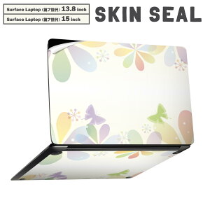 Surface Laptop ��7���� 13.8 / 15 �C���` �p �X�L���V�[�� �S�ʃX�L���V�[�� �t�� laptop7�p �w�� �� �X�e�b�J�[ �ی�V�[�� �L�����N�^�[ ���킢�� 005333 ���@�ԁ@�V���v��