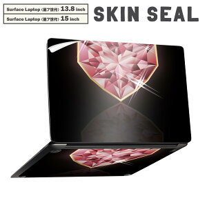Surface Laptop ��7���� 13.8 / 15 �C���` �p �X�L���V�[�� �S�ʃX�L���V�[�� �t�� laptop7�p �w�� �� �X�e�b�J�[ �ی�V�[�� �L�����N�^�[ ���킢�� 005360 �n�[�g�@��΁@��