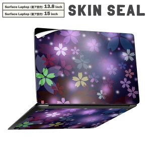 Surface Laptop ��7���� 13.8 / 15 �C���` �p �X�L���V�[�� �S�ʃX�L���V�[�� �t�� laptop7�p �w�� �� �X�e�b�J�[ �ی�V�[�� �L�����N�^�[ ���킢�� 005374 �J���t���@���@��
