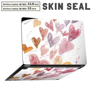 Surface Laptop ��7���� 13.8 / 15 �C���` �p �X�L���V�[�� �S�ʃX�L���V�[�� �t�� laptop7�p �w�� �� �X�e�b�J�[ �ی�V�[�� �L�����N�^�[ ���킢�� 005560 �n�[�g�@�C���X�g