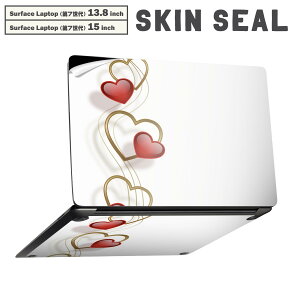 Surface Laptop ��7���� 13.8 / 15 �C���` �p �X�L���V�[�� �S�ʃX�L���V�[�� �t�� laptop7�p �w�� �� �X�e�b�J�[ �ی�V�[�� �L�����N�^�[ ���킢�� 005602 �n�[�g�@��