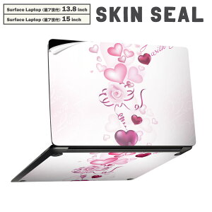 Surface Laptop ��7���� 13.8 / 15 �C���` �p �X�L���V�[�� �S�ʃX�L���V�[�� �t�� laptop7�p �w�� �� �X�e�b�J�[ �ی�V�[�� �L�����N�^�[ ���킢�� 005637 �n�[�g�@�s���N