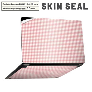 Surface Laptop ��7���� 13.8 / 15 �C���` �p �X�L���V�[�� �S�ʃX�L���V�[�� �t�� laptop7�p �w�� �� �X�e�b�J�[ �ی�V�[�� �L�����N�^�[ ���킢�� 005762 �`�F�b�N�@�s���N�@�͗l