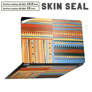 Surface Laptop ��7���� 13.8 / 15 �C���` �p �X�L���V�[�� �S�ʃX�L���V�[�� �t�� laptop7�p �w�� �� �X�e�b�J�[ �ی�V�[�� �L�����N�^�[ ���킢�� 006042 �C�G���[�@�I�����W�@�͗l