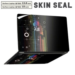 Surface Laptop ��7���� 13.8 / 15 �C���` �p �X�L���V�[�� �S�ʃX�L���V�[�� �t�� laptop7�p �w�� �� �X�e�b�J�[ �ی�V�[�� �L�����N�^�[ ���킢�� 006275 �J���t���@�͗l