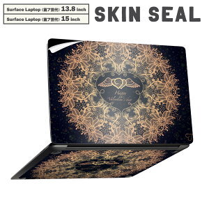 Surface Laptop ��7���� 13.8 / 15 �C���` �p �X�L���V�[�� �S�ʃX�L���V�[�� �t�� laptop7�p �w�� �� �X�e�b�J�[ �ی�V�[�� �L�����N�^�[ ���킢�� 006449 �n�[�g�@���[�X