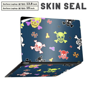 Surface Laptop ��7���� 13.8 / 15 �C���` �p �X�L���V�[�� �S�ʃX�L���V�[�� �t�� laptop7�p �w�� �� �X�e�b�J�[ �ی�V�[�� �L�����N�^�[ ���킢�� 006571 �h�N���@�[���@�͗l