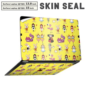 Surface Laptop ��7���� 13.8 / 15 �C���` �p �X�L���V�[�� �S�ʃX�L���V�[�� �t�� laptop7�p �w�� �� �X�e�b�J�[ �ی�V�[�� �L�����N�^�[ ���킢�� 006721 �A���X�@�C���X�g�@�͗l