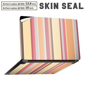 Surface Laptop ��7���� 13.8 / 15 �C���` �p �X�L���V�[�� �S�ʃX�L���V�[�� �t�� laptop7�p �w�� �� �X�e�b�J�[ �ی�V�[�� �L�����N�^�[ ���킢�� 006924 �X�g���C�v�@�͗l