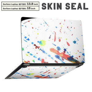 Surface Laptop ��7���� 13.8 / 15 �C���` �p �X�L���V�[�� �S�ʃX�L���V�[�� �t�� laptop7�p �w�� �� �X�e�b�J�[ �ی�V�[�� �L�����N�^�[ ���킢�� 006948 �C���N�@�J���t��