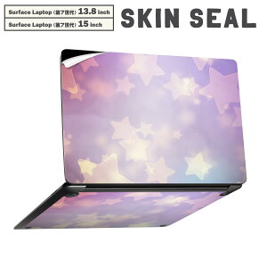 Surface Laptop ��7���� 13.8 / 15 �C���` �p �X�L���V�[�� �S�ʃX�L���V�[�� �t�� laptop7�p �w�� �� �X�e�b�J�[ �ی�V�[�� �L�����N�^�[ ���킢�� 006978 ���@�͗l�@�X�^�[