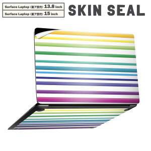 Surface Laptop ��7���� 13.8 / 15 �C���` �p �X�L���V�[�� �S�ʃX�L���V�[�� �t�� laptop7�p �w�� �� �X�e�b�J�[ �ی�V�[�� �L�����N�^�[ ���킢�� 007065 ���C���{�[�@�͗l