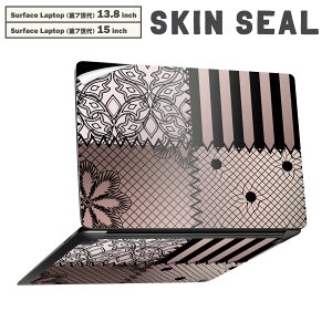 Surface Laptop ��7���� 13.8 / 15 �C���` �p �X�L���V�[�� �S�ʃX�L���V�[�� �t�� laptop7�p �w�� �� �X�e�b�J�[ �ی�V�[�� �L�����N�^�[ ���킢�� 007193 ���[�X�@�͗l