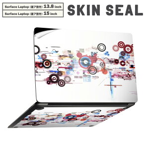 Surface Laptop ��7���� 13.8 / 15 �C���` �p �X�L���V�[�� �S�ʃX�L���V�[�� �t�� laptop7�p �w�� �� �X�e�b�J�[ �ی�V�[�� �L�����N�^�[ ���킢�� 007229 �J���t���@�͗l
