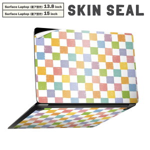 Surface Laptop ��7���� 13.8 / 15 �C���` �p �X�L���V�[�� �S�ʃX�L���V�[�� �t�� laptop7�p �w�� �� �X�e�b�J�[ �ی�V�[�� �L�����N�^�[ ���킢�� 007437 �J���t���@�s���͗l�@�`�F�b�N