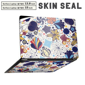 Surface Laptop ��7���� 13.8 / 15 �C���` �p �X�L���V�[�� �S�ʃX�L���V�[�� �t�� laptop7�p �w�� �� �X�e�b�J�[ �ی�V�[�� �L�����N�^�[ ���킢�� 007630 �ԁ@�@�͗l�@�@�u���[