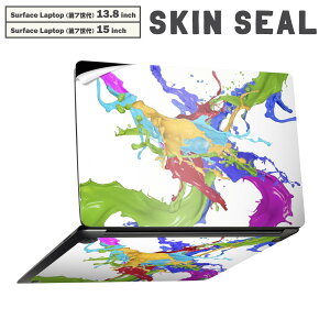 Surface Laptop ��7���� 13.8 / 15 �C���` �p �X�L���V�[�� �S�ʃX�L���V�[�� �t�� laptop7�p �w�� �� �X�e�b�J�[ �ی�V�[�� �L�����N�^�[ ���킢�� 007940 �C���N�@�y���L�@�J���t��