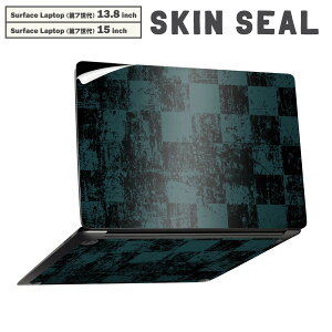 Surface Laptop ��7���� 13.8 / 15 �C���` �p �X�L���V�[�� �S�ʃX�L���V�[�� �t�� laptop7�p �w�� �� �X�e�b�J�[ �ی�V�[�� �L�����N�^�[ ���킢�� 008004 �`�F�b�N�@���g���@���@��