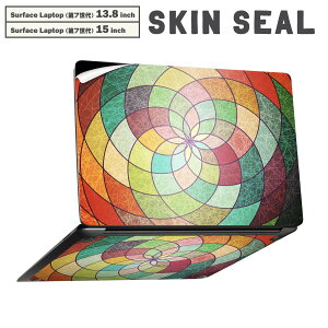 Surface Laptop ��7���� 13.8 / 15 �C���` �p �X�L���V�[�� �S�ʃX�L���V�[�� �t�� laptop7�p �w�� �� �X�e�b�J�[ �ی�V�[�� �L�����N�^�[ ���킢�� 008061 �J���t���@�͗l�@�X�e���h�O���X