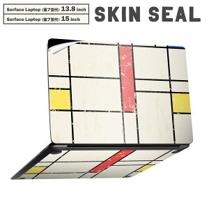 Surface Laptop ��7���� 13.8 / 15 �C���` �p �X�L���V�[�� �S�ʃX�L���V�[�� �t�� laptop7�p �w�� �� �X�e�b�J�[ �ی�V�[�� �L�����N�^�[ ���킢�� 008733 �ԁ@�@���F�@�͗l