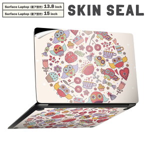 Surface Laptop ��7���� 13.8 / 15 �C���` �p �X�L���V�[�� �S�ʃX�L���V�[�� �t�� laptop7�p �w�� �� �X�e�b�J�[ �ی�V�[�� �L�����N�^�[ ���킢�� 008887 �C���X�g�@�s���N�@�t�N���E�@�n�[�g
