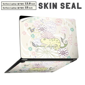 Surface Laptop ��7���� 13.8 / 15 �C���` �p �X�L���V�[�� �S�ʃX�L���V�[�� �t�� laptop7�p �w�� �� �X�e�b�J�[ �ی�V�[�� �L�����N�^�[ ���킢�� 008895 �ԁ@�@�s���N�@�J�����I��