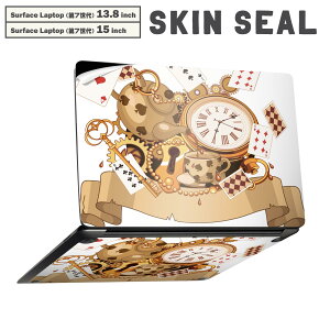 Surface Laptop ��7���� 13.8 / 15 �C���` �p �X�L���V�[�� �S�ʃX�L���V�[�� �t�� laptop7�p �w�� �� �X�e�b�J�[ �ی�V�[�� �L�����N�^�[ ���킢�� 009263 �g�����v�@�n�[�g�@�A���e�B�[�N