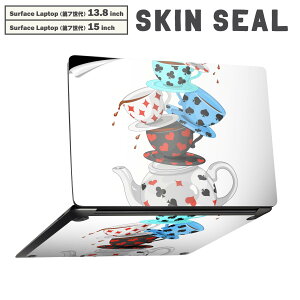 Surface Laptop ��7���� 13.8 / 15 �C���` �p �X�L���V�[�� �S�ʃX�L���V�[�� �t�� laptop7�p �w�� �� �X�e�b�J�[ �ی�V�[�� �L�����N�^�[ ���킢�� 009316 �g�����v�@�͗l