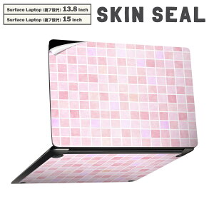 Surface Laptop ��7���� 13.8 / 15 �C���` �p �X�L���V�[�� �S�ʃX�L���V�[�� �t�� laptop7�p �w�� �� �X�e�b�J�[ �ی�V�[�� �L�����N�^�[ ���킢�� 009526 �s���N�@�u���b�N�@�V���v��