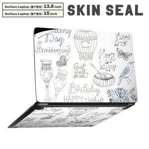 Surface Laptop ��7���� 13.8 / 15 �C���` �p �X�L���V�[�� �S�ʃX�L���V�[�� �t�� laptop7�p �w�� �� �X�e�b�J�[ �ی�V�[�� �L�����N�^�[ ���킢�� 009693 �A���e�B�[�N�@���@�p��
