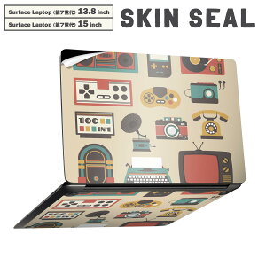 Surface Laptop ��7���� 13.8 / 15 �C���` �p �X�L���V�[�� �S�ʃX�L���V�[�� �t�� laptop7�p �w�� �� �X�e�b�J�[ �ی�V�[�� �L�����N�^�[ ���킢�� 010186 ���W�I�@�X�e���I�@��