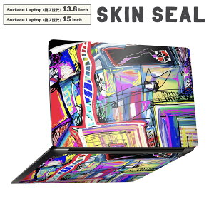 Surface Laptop ��7���� 13.8 / 15 �C���` �p �X�L���V�[�� �S�ʃX�L���V�[�� �t�� laptop7�p �w�� �� �X�e�b�J�[ �ی�V�[�� �L�����N�^�[ ���킢�� 010271 �J���t���@���i�@�y�C���g