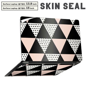 Surface Laptop ��7���� 13.8 / 15 �C���` �p �X�L���V�[�� �S�ʃX�L���V�[�� �t�� laptop7�p �w�� �� �X�e�b�J�[ �ی�V�[�� �L�����N�^�[ ���킢�� 010363 �͗l�@���ʁ@���@�s���N