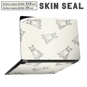 Surface Laptop ��7���� 13.8 / 15 �C���` �p �X�L���V�[�� �S�ʃX�L���V�[�� �t�� laptop7�p �w�� �� �X�e�b�J�[ �ی�V�[�� �L�����N�^�[ ���킢�� 010691 �L�@�����@�C���X�g