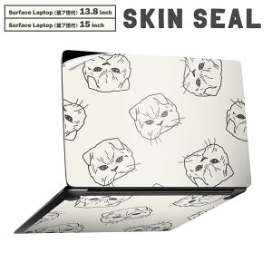 Surface Laptop ��7���� 13.8 / 15 �C���` �p �X�L���V�[�� �S�ʃX�L���V�[�� �t�� laptop7�p �w�� �� �X�e�b�J�[ �ی�V�[�� �L�����N�^�[ ���킢�� 010694 �L�@�����@�C���X�g