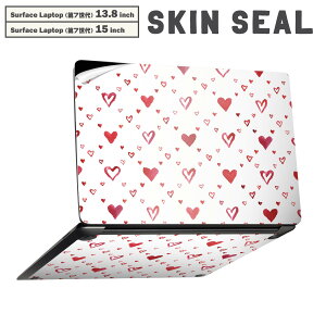 Surface Laptop ��7���� 13.8 / 15 �C���` �p �X�L���V�[�� �S�ʃX�L���V�[�� �t�� laptop7�p �w�� �� �X�e�b�J�[ �ی�V�[�� �L�����N�^�[ ���킢�� 010852 �n�[�g�@�ԁ@�F��