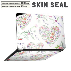 Surface Laptop ��7���� 13.8 / 15 �C���` �p �X�L���V�[�� �S�ʃX�L���V�[�� �t�� laptop7�p �w�� �� �X�e�b�J�[ �ی�V�[�� �L�����N�^�[ ���킢�� 011882 �n�[�g�@�͗l�@��