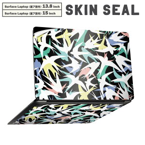 Surface Laptop ��7���� 13.8 / 15 �C���` �p �X�L���V�[�� �S�ʃX�L���V�[�� �t�� laptop7�p �w�� �� �X�e�b�J�[ �ی�V�[�� �L�����N�^�[ ���킢�� 012170 ���@�c�o���@�J���t��