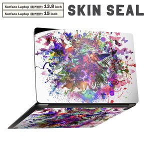 Surface Laptop ��7���� 13.8 / 15 �C���` �p �X�L���V�[�� �S�ʃX�L���V�[�� �t�� laptop7�p �w�� �� �X�e�b�J�[ �ی�V�[�� �L�����N�^�[ ���킢�� 012273 �y�C���g�@�J���t���@��