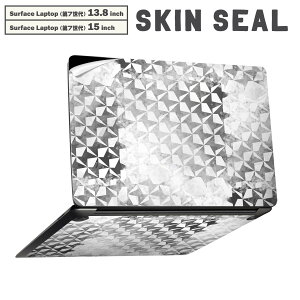Surface Laptop ��7���� 13.8 / 15 �C���` �p �X�L���V�[�� �S�ʃX�L���V�[�� �t�� laptop7�p �w�� �� �X�e�b�J�[ �ی�V�[�� �L�����N�^�[ ���킢�� 012376 �O���[�@�����������@�͗l