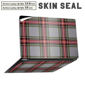 Surface Laptop ��7���� 13.8 / 15 �C���` �p �X�L���V�[�� �S�ʃX�L���V�[�� �t�� laptop7�p �w�� �� �X�e�b�J�[ �ی�V�[�� �L�����N�^�[ ���킢�� 012462 �ԁ@�O���[�@�`�F�b�N