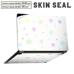 Surface Laptop ��7���� 13.8 / 15 �C���` �p �X�L���V�[�� �S�ʃX�L���V�[�� �t�� laptop7�p �w�� �� �X�e�b�J�[ �ی�V�[�� �L�����N�^�[ ���킢�� 012487 �X�g���C�v�@���@�p�X�e��