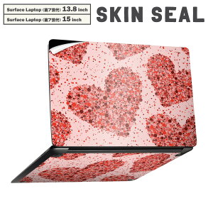 Surface Laptop ��7���� 13.8 / 15 �C���` �p �X�L���V�[�� �S�ʃX�L���V�[�� �t�� laptop7�p �w�� �� �X�e�b�J�[ �ی�V�[�� �L�����N�^�[ ���킢�� 012532 �n�[�g�@�ԁ@�h�b�g