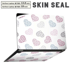 Surface Laptop ��7���� 13.8 / 15 �C���` �p �X�L���V�[�� �S�ʃX�L���V�[�� �t�� laptop7�p �w�� �� �X�e�b�J�[ �ی�V�[�� �L�����N�^�[ ���킢�� 012668 �n�[�g�@�͗l�@���킢��