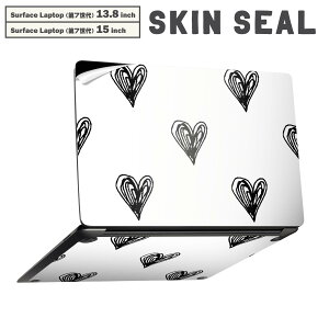 Surface Laptop ��7���� 13.8 / 15 �C���` �p �X�L���V�[�� �S�ʃX�L���V�[�� �t�� laptop7�p �w�� �� �X�e�b�J�[ �ی�V�[�� �L�����N�^�[ ���킢�� 012753 �n�[�g�@�����@���m�g�[��