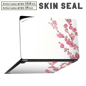 Surface Laptop ��7���� 13.8 / 15 �C���` �p �X�L���V�[�� �S�ʃX�L���V�[�� �t�� laptop7�p �w�� �� �X�e�b�J�[ �ی�V�[�� �L�����N�^�[ ���킢�� 012863 �ЂȍՂ�@���̉ԁ@�ߋ�