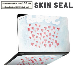 Surface Laptop ��7���� 13.8 / 15 �C���` �p �X�L���V�[�� �S�ʃX�L���V�[�� �t�� laptop7�p �w�� �� �X�e�b�J�[ �ی�V�[�� �L�����N�^�[ ���킢�� 013472 love�@��@�n�[�g