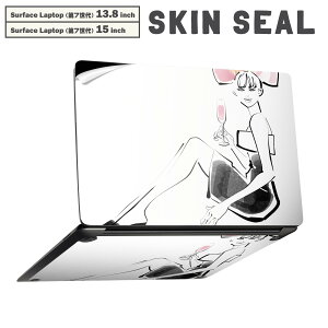 Surface Laptop ��7���� 13.8 / 15 �C���` �p �X�L���V�[�� �S�ʃX�L���V�[�� �t�� laptop7�p �w�� �� �X�e�b�J�[ �ی�V�[�� �L�����N�^�[ ���킢�� 013715 �K�[���[�@�l���@���{��