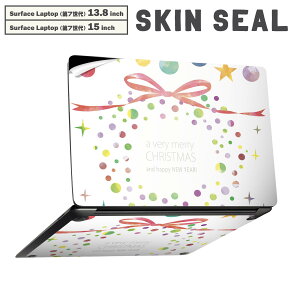 Surface Laptop ��7���� 13.8 / 15 �C���` �p �X�L���V�[�� �S�ʃX�L���V�[�� �t�� laptop7�p �w�� �� �X�e�b�J�[ �ی�V�[�� �L�����N�^�[ ���킢�� 013818 �N���X�}�X�@���[�X�@���{��